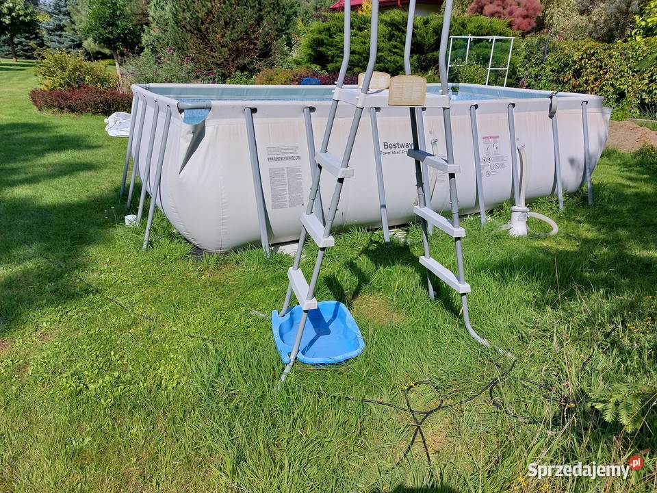 Duzy basen stelażowy o wym244x488x122 Grodzisk Mazowiecki