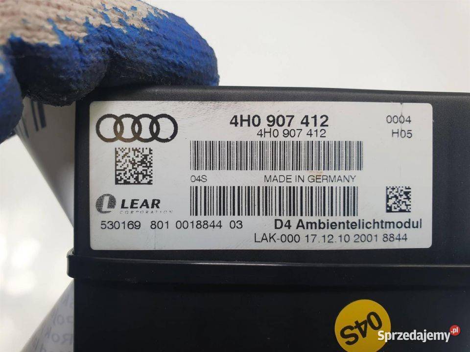 MODUŁ AUDI A8 D4 PRZED LIFT 4H0907412