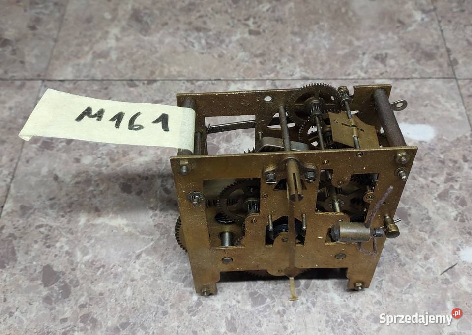 M161 Mechanizm starego zegara ściennego Antyki Tczew