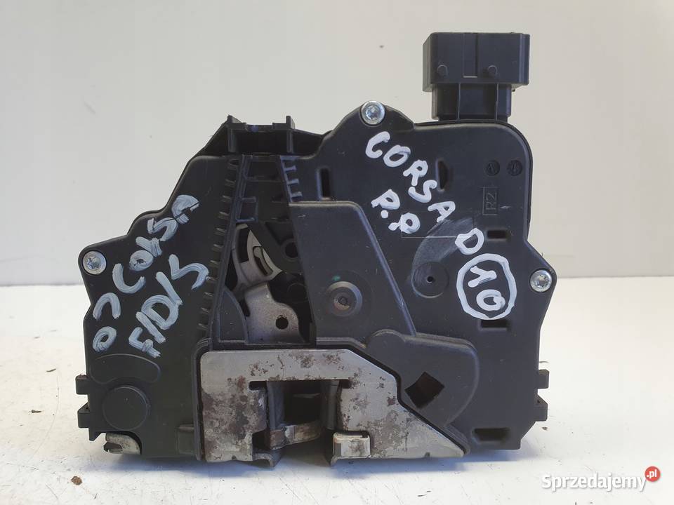 Opel Corsa D ZAMEK DRZWI prawy przód PASAŻERA Rudka