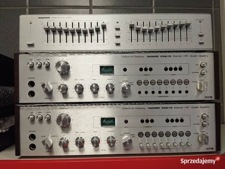 Amplituner Radmor 5102TE Stereo renowacji Amplitunery