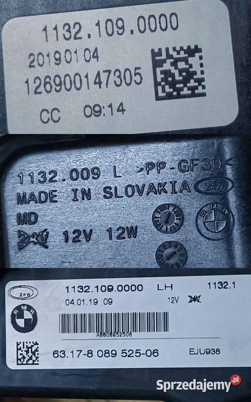 BMW 2 F45 F46 3 G20 G21 X6 G06 HALOGEN LED LEWY Pleszew sprzedam