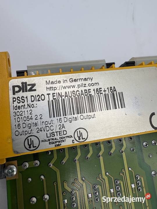 Pilz 302112 PSS1 DI2OT IO Module Warszawa sprzedam