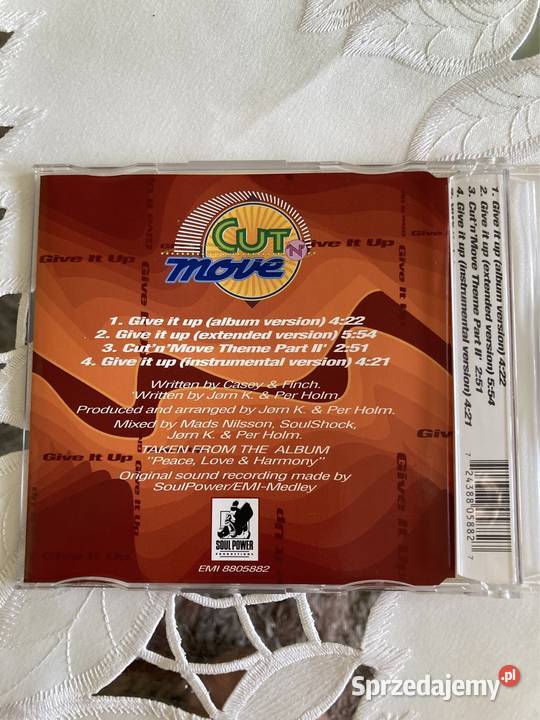 Płyta CD Single Cut N Move Give It Up Klasyka Czerwionka-Leszczyny