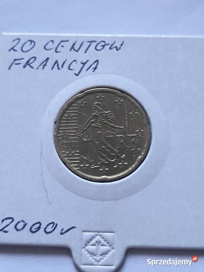 20 Eurocentów Francja 20002002 r Konin