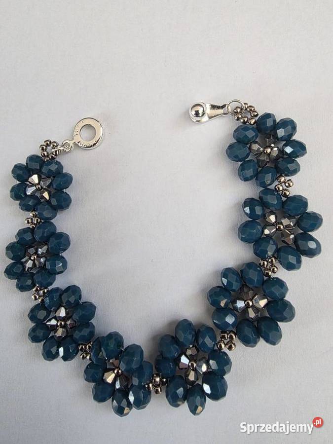 Bransoletka z motywem kwiatowym dł 19 Tenczynek