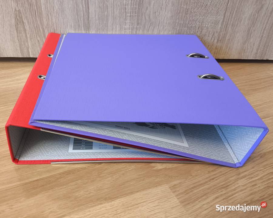 Segregatory A4 2 NOWE czerwony fioletowy biuro Biuro mazowieckie Radom