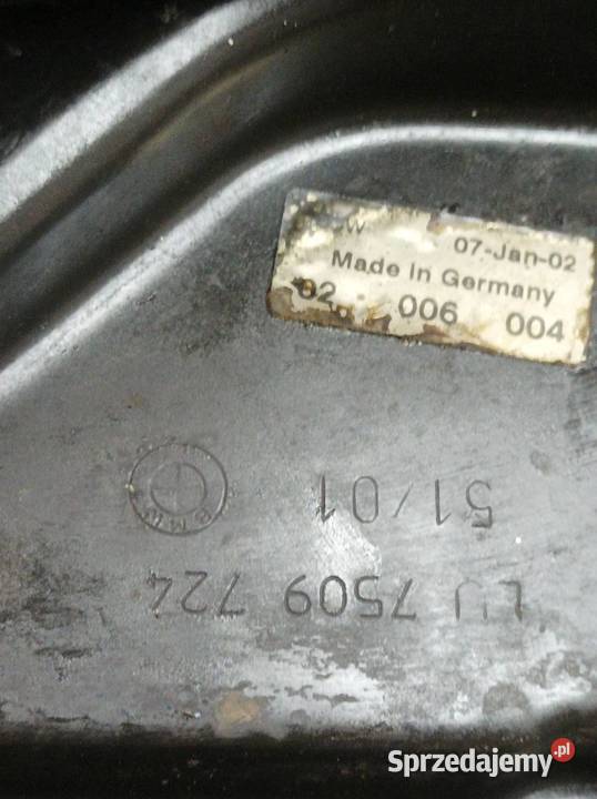 MISKA OLEJOWA 7509724 36 V8 N62 Bmw Seria 7 IV