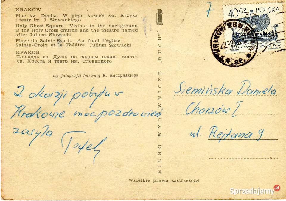 KRAKÓW PLAC ŚW DUCHA Krynki