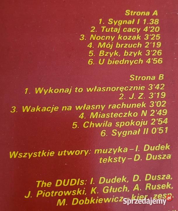 The Dudis płyta winylowa z roku 1987 płyta winylowa Chełmno