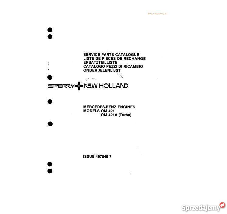 Mercedes OM 421 421A silnik katalog części Kielce