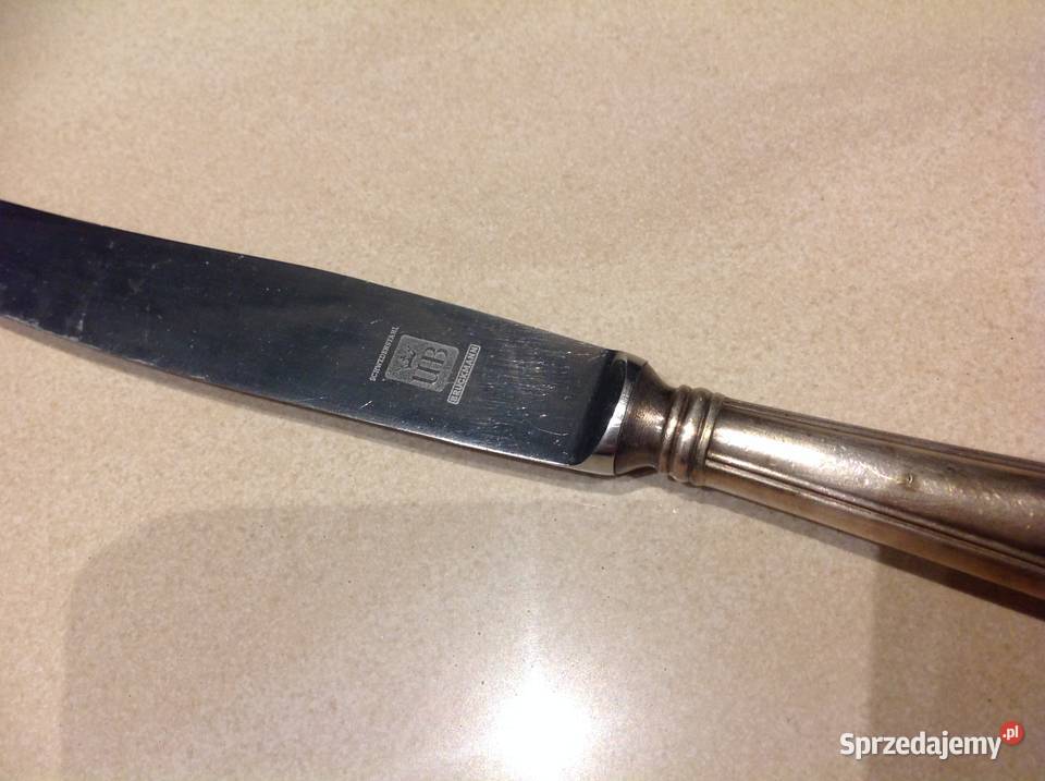 Stary srebrny Nóż BRUCKMANN UB SCHWEDENSTAHL Pozostałe Nowa Sól sprzedam