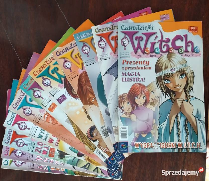 książkiplatykarty Czarodziejki Witch Bukowno