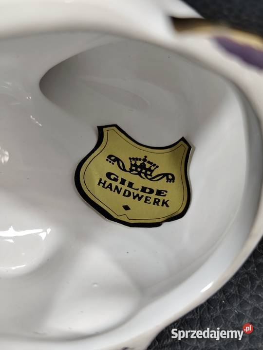 Ceramiczna Figurka Kaczka ze Złotym Dziobem Poddębice