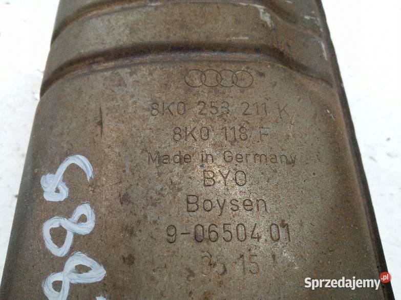 TŁUMIK ŚRODKOWY PRAWY 30 TFSI 8K0253211K Audi A6 Końcówki wydechu sprzedam