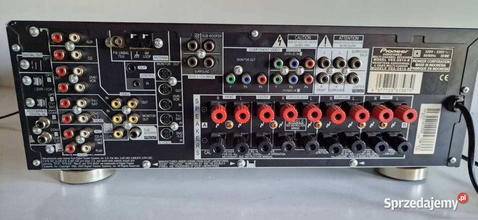 Wzmacniacz Pioneer VSXD814 VSX D 814 Amplifer Międzychód