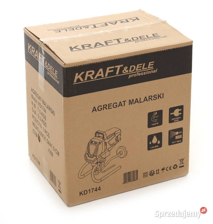 Agregat MALARSKI Pistolet Hydrodynamiczny 1500W Ostrołęka