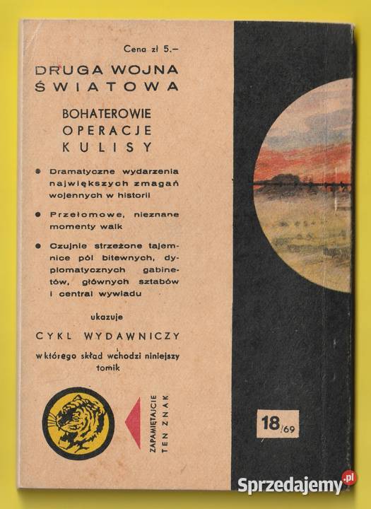ŻÓŁTY TYGRYS OSTATNIE UDERZENIE 1969 Pozostałe łódzkie Łódź