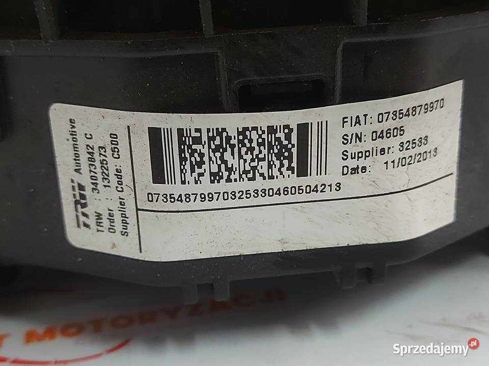 CITROEN JUMPER III AIRBAG poduszka kierowcy Poduszki powietrzne Poduszki powietrzne świętokrzyskie Kielce