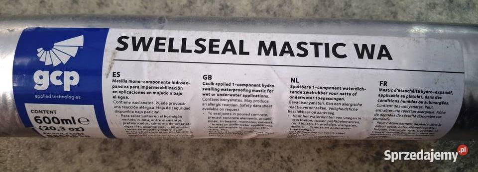 Swellseal Mastic WA uszczelniacz pęczniejący łódzkie Głowno