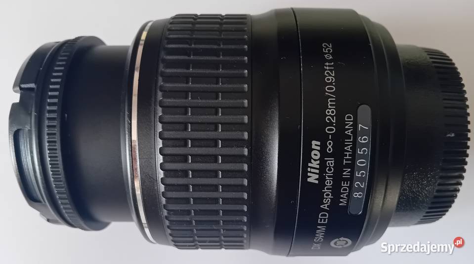 Nikon Nikkor AFS DX 1855 mm f3556GII ED Mińsk Mazowiecki sprzedam