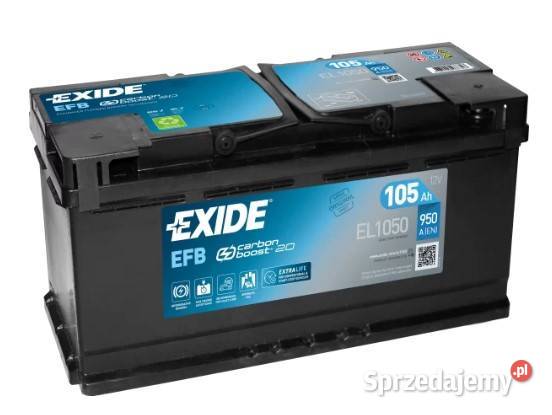 Akumulator Exide Start Stop EFB 105Ah 950A PRAWY Wałbrzych