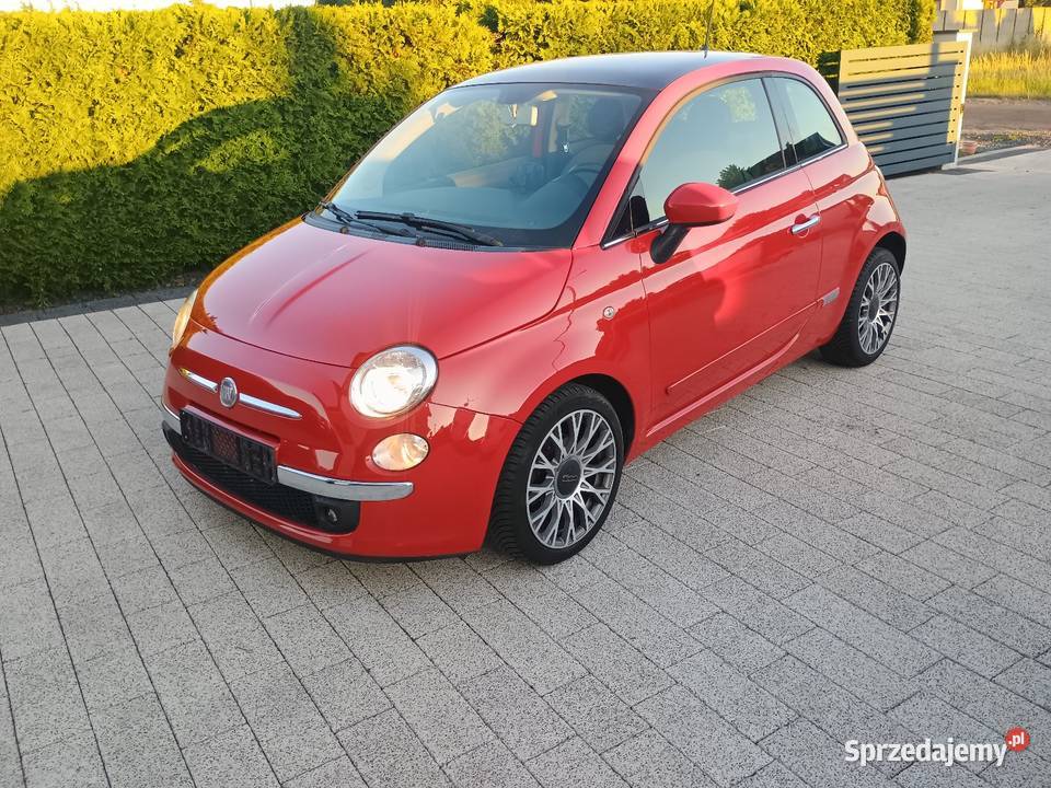 Fiat 500 automat klimatyzacja panorama wielkopolskie
