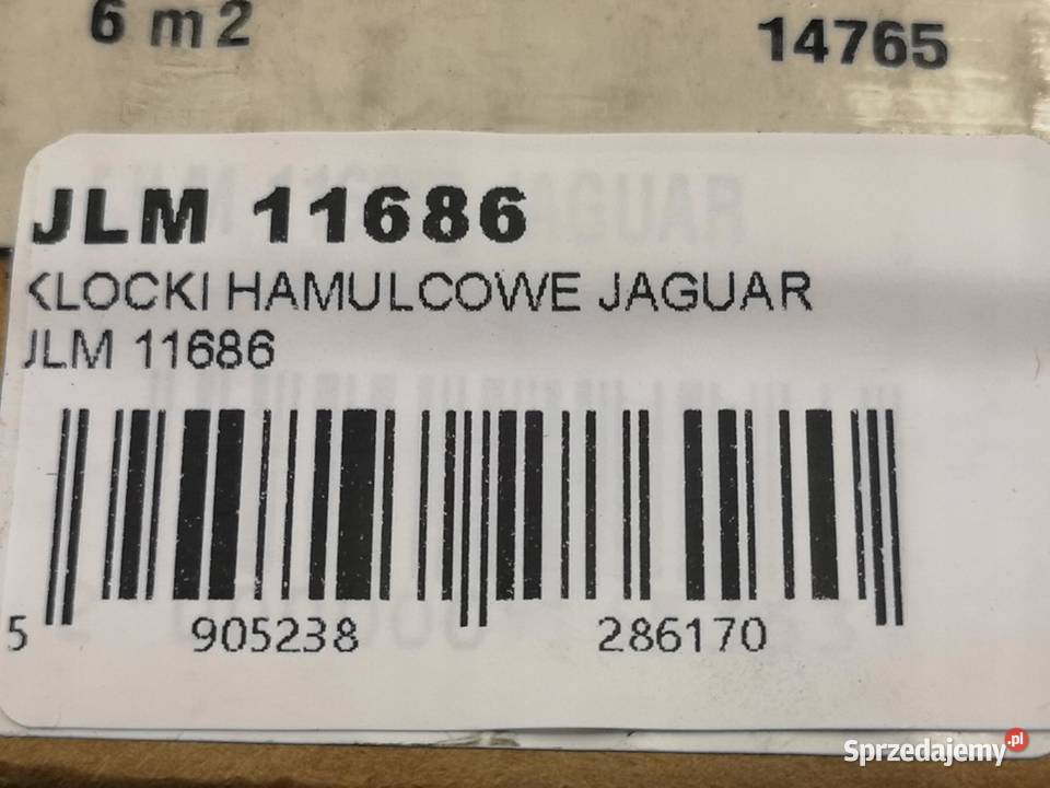 KLOCKI HAMULCOWE TYŁ JAGUAR XJ 19941997 NOWE sprzedam