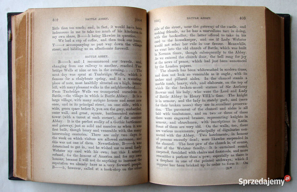 Passages fram the English Notebooks of Nathaniel Limanowa
