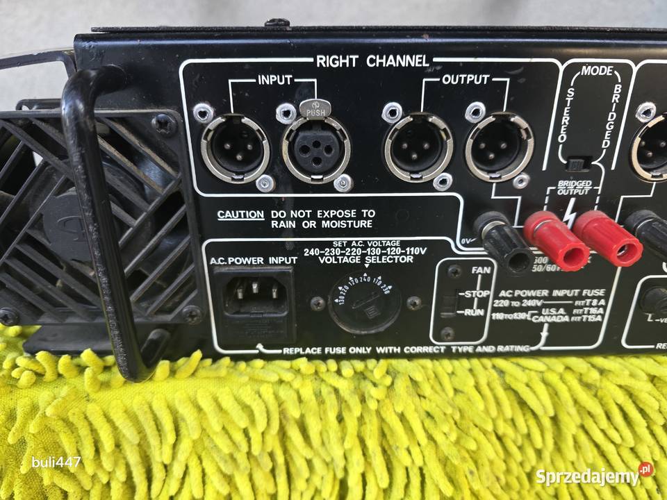 końcówka mocy angielska studiomaster mosfet 1000 mikserym nagłośnienie Chełm Śląski