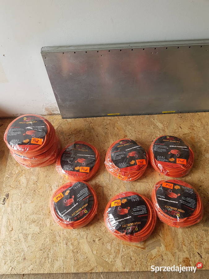 PRZEDŁUŻACZ OGRODOWY GRUBY BUDOWLANY 30M 3x25mm Głogowa