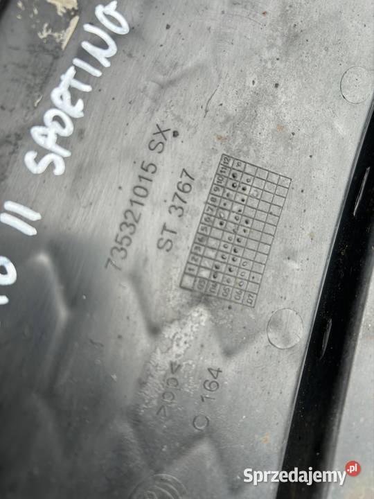 Kratka zderzaka lewy tył Fiat Punto ll sporting Bydgoszcz sprzedam
