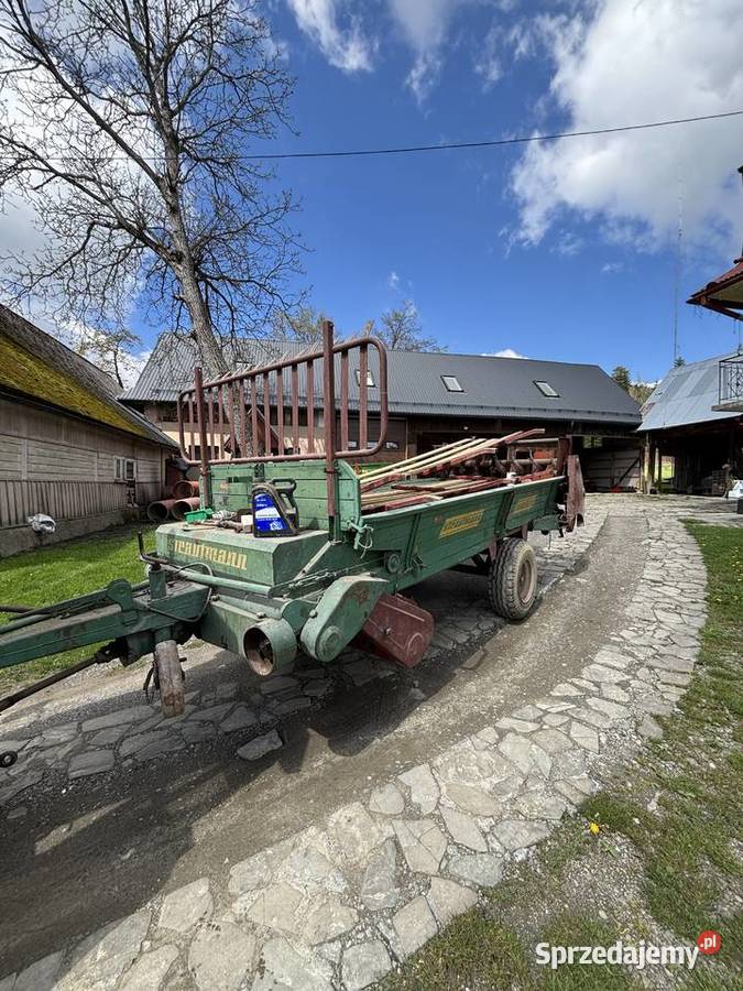 Przyczepa 2w1 samozbierajaca strautmann Przyczepy rolnicze małopolskie
