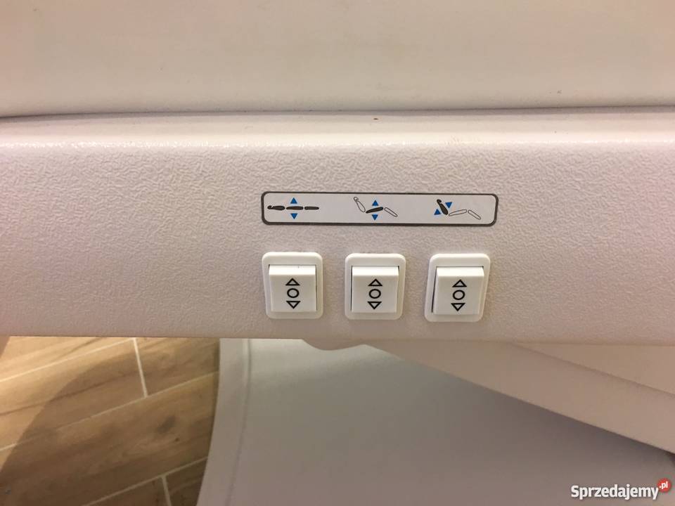 Fotel kosmetyczny elektryczny LUX biały stan Wrocław sprzedam