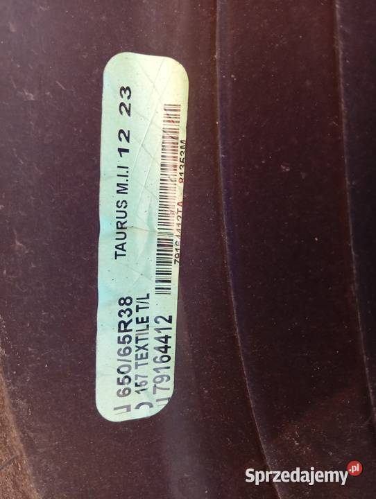 Opona Taurus 6506538 R38 Nowa