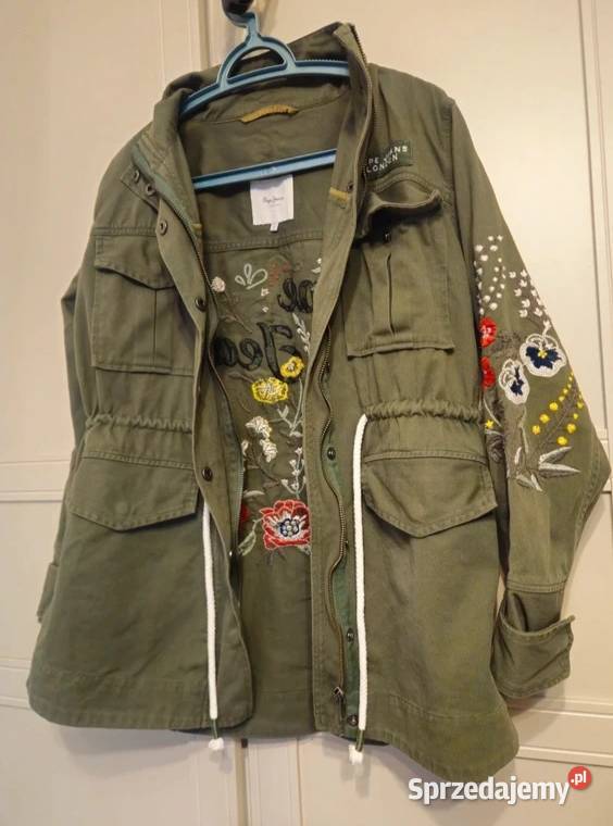 Kurtka parka katana Pepe Jeans r SM haftowane podkarpackie Rzeszów