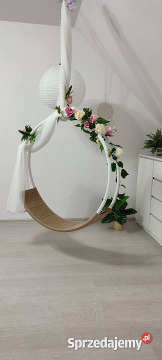 Nowoczesna huśtawka duża w stylu boho