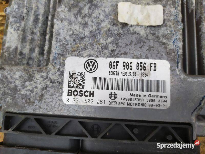 STEROWNIK SILNIKA KOMPUTER VW PASSAT B6 20 FSI osobowe Czujniki i sterowniki Gliwice