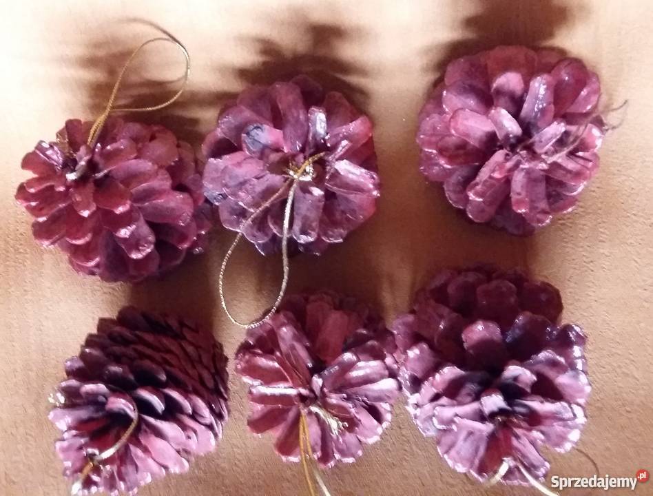 Ozdoby na choinkę szyszki Łódź