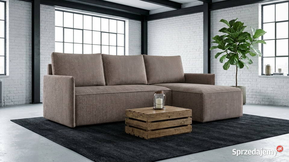 Narożnik z funkcją spania Valenta 206x143 wielkopolskie