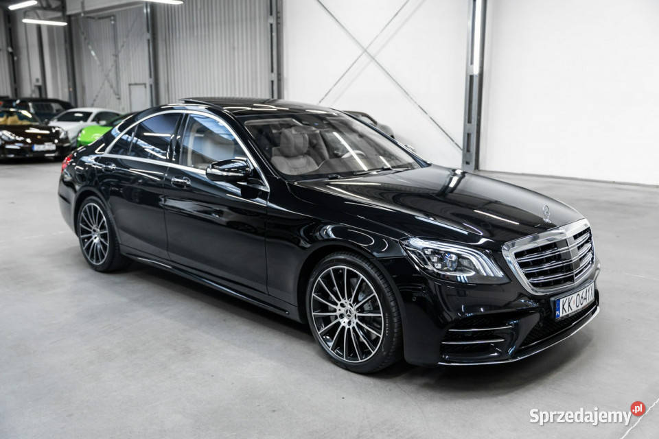 Mercedes S 560 4Matic AMG Plus Wyjątkowy stan i regulowane zawieszenie Mercedes-Benz Węgrzce
