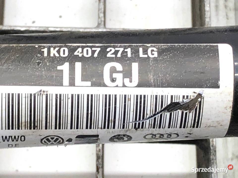 PÓŁOŚ LEWY PRZÓD VW CC B7 1K0407271LG 20 140 podkarpackie