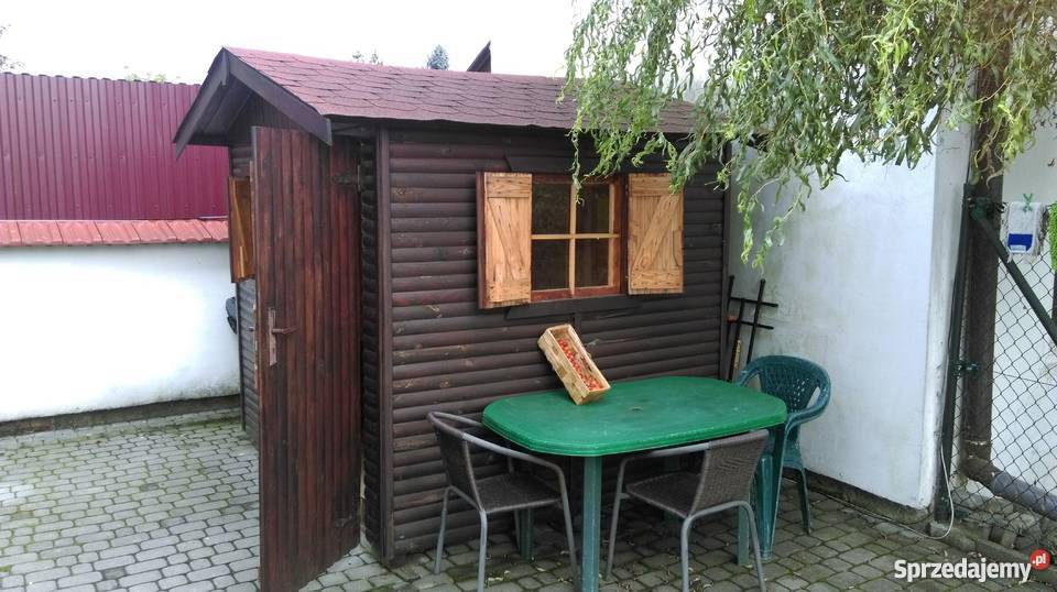 Domek drewniany narzędziowy