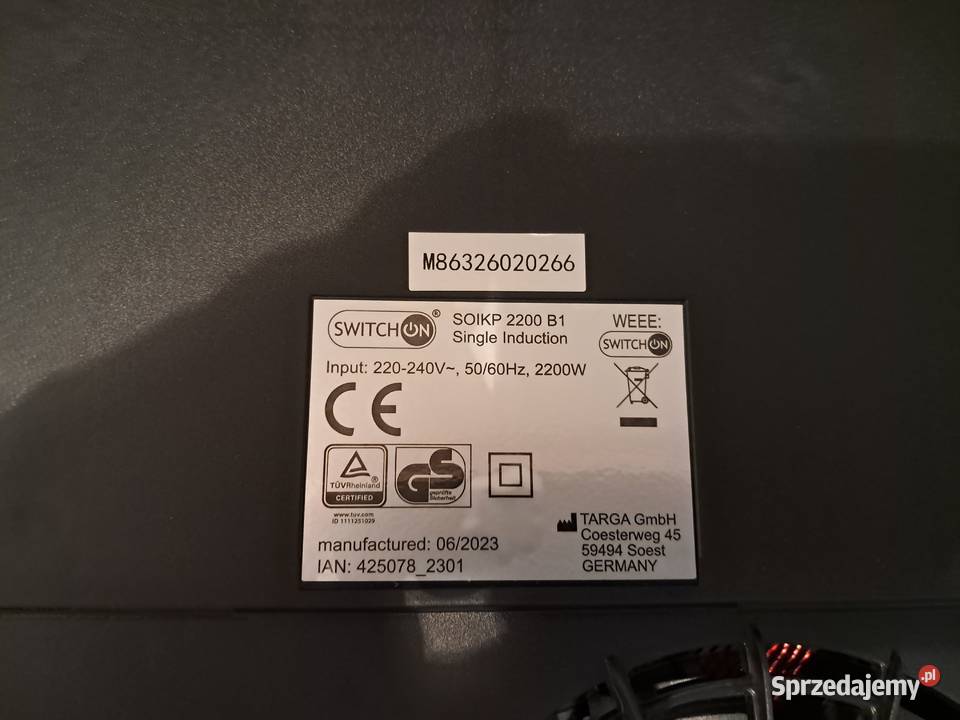 Płyta grzewcza kuchenka indukcyjna Switch On Kraków