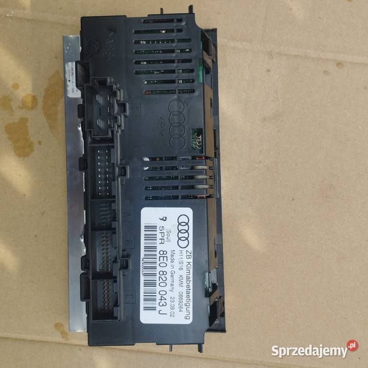 Panel klimatyzacji audi a4b6 1din 8e0820043j mazowieckie Serpelice