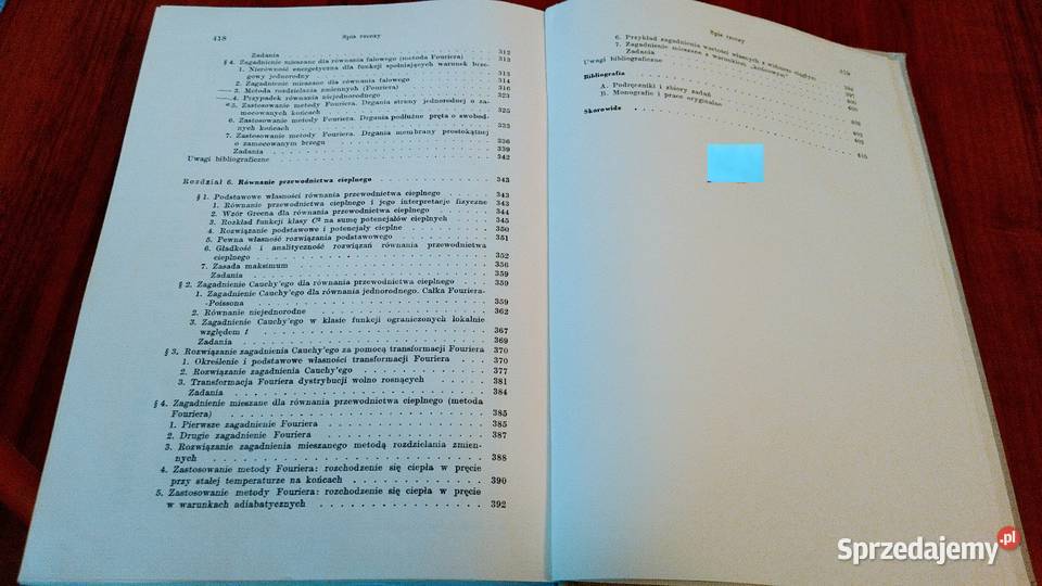 Wstęp do teorii równań różniczkowych cząstkowych Rok wydania 1972 Gdańsk