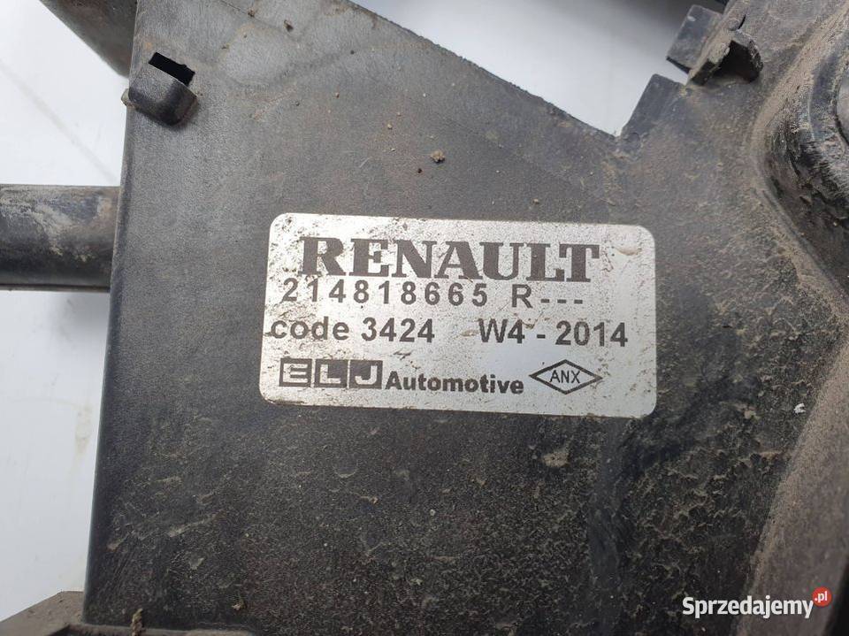 WENTYLATOR CHŁODNICY DACIA DOKKER 214818665R Lipno