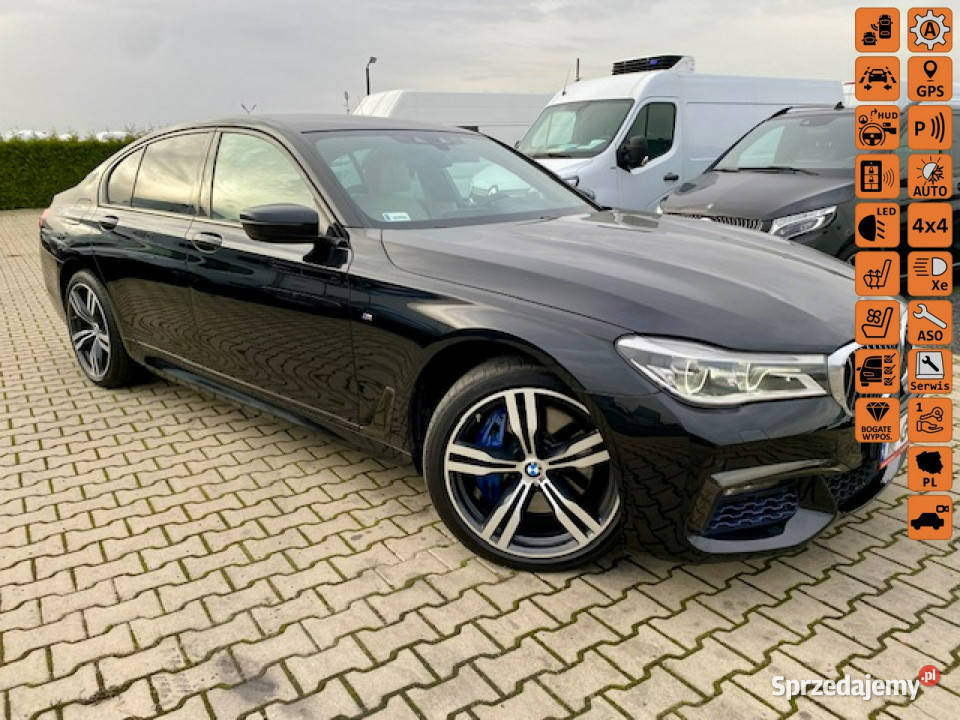 BMW 750 SALON XDrive VOLL 400 M PAKIET HEAD UP Leszno