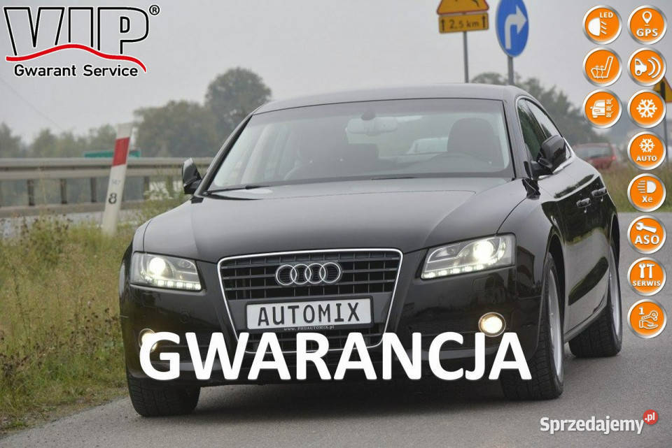 Audi A5 20TDI nawigacja biksenon skóra gwarancja aluminiowe felgi podkarpackie Sędziszów Małopolski