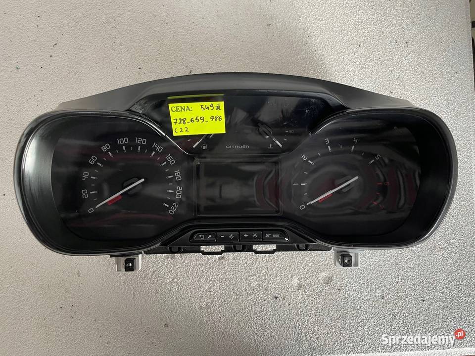 LICZNIK ZEGARY CITROEN C3 III 9813361680 osobowe Liczniki i zegary Warszawa